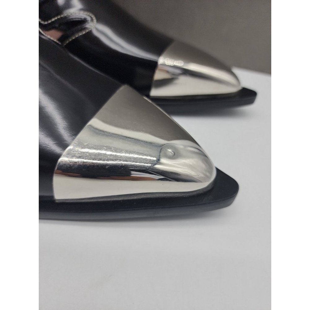 Alexander McQueen Cage Buckle Flat Ankle Boots 39.5 - Picture 8 of 9